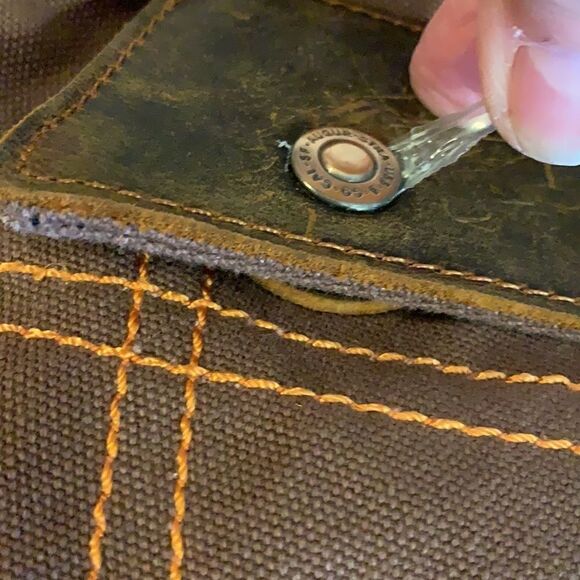 NWOT Augur Brown Messenger Bag - Picture 5 of 9